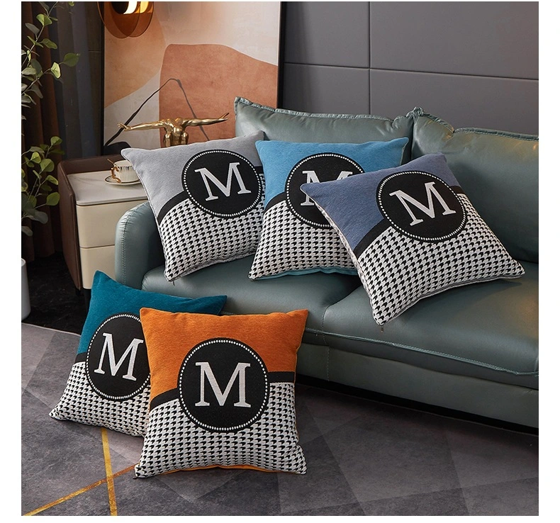 European-Style High-Precision Hot Drilling Sofa Cushion, Can Be Customized Luxury Tassel Pillowcase Pillow Cover6European-Style High-Precision Hot