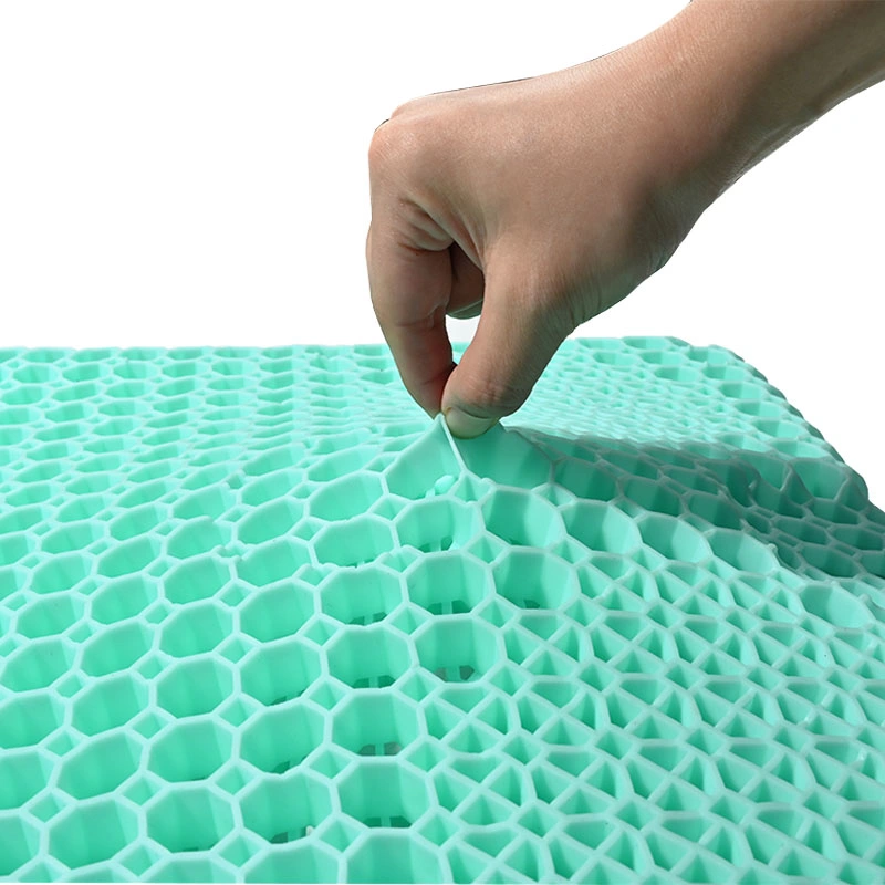 Manufacture 3D Ice Pad Sitting Gel Cushions Non-Slip Soft Comfortable TPE Gel Seat Egg Cushion