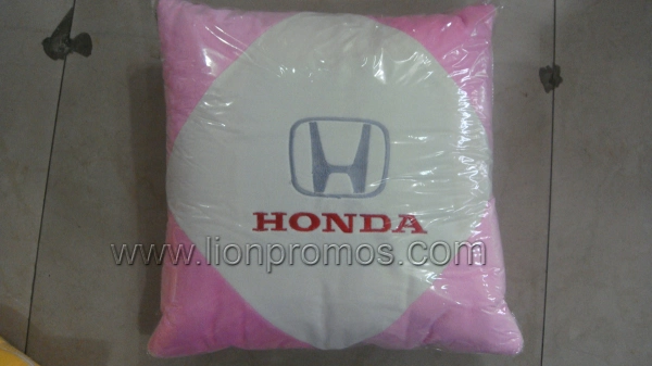 Car Logo Embroidery Promotional Gift Plush Cushion