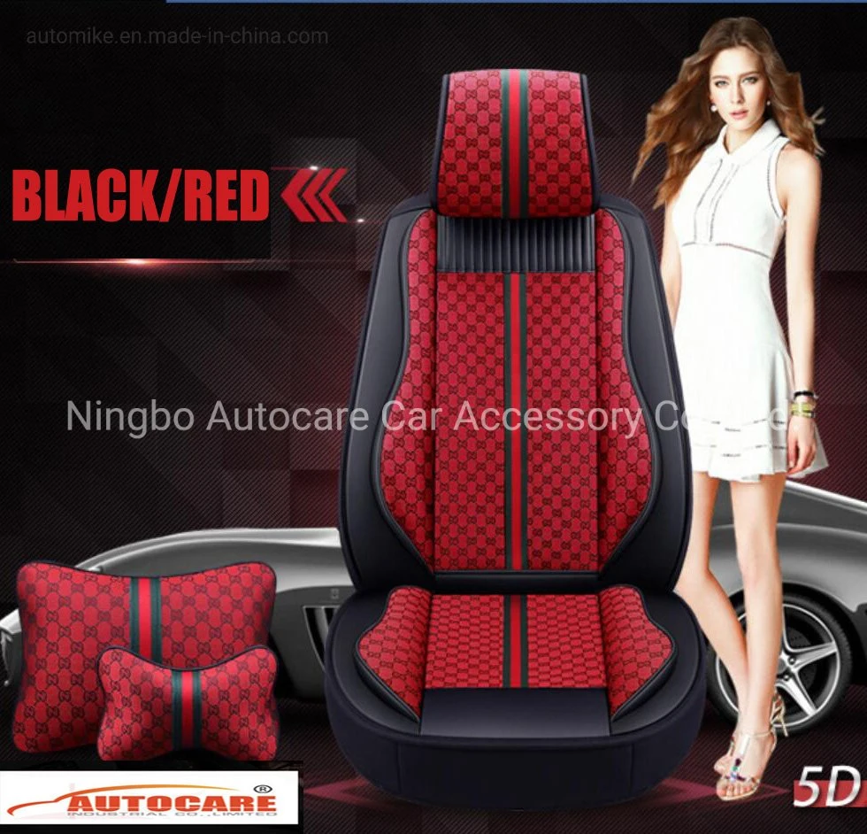 Car Accessories Car Decoration Car Seat Cover Universal High Quality Red Pure Leather Auto Car Seat Cushion