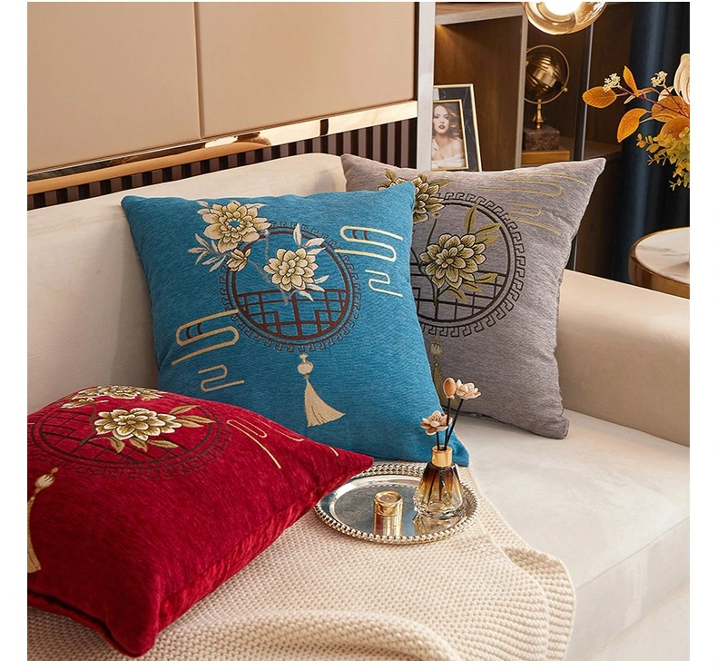 European-Style High-Precision Hot Drilling Sofa Cushion, Can Be Customized Luxury Tassel Pillowcase & Pillow Cover