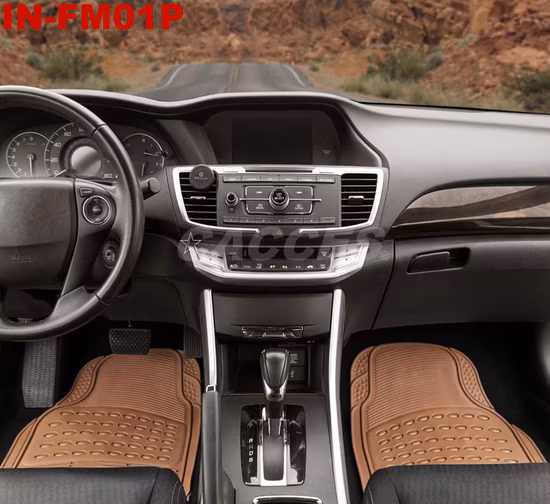 자동차, SUV 및 트럭용 전천후 보호 카펫 자동차 바닥 매트 블랙 4피스 세트(전면 및 후면)